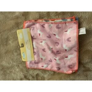 Angel of Mine Baby Washcloths 4 Pack Unicorn Dinosaur Space Safari 8x8 NEW